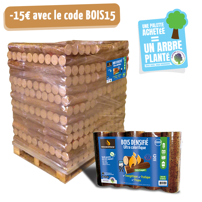 Bûches densifiées