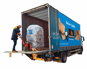 Porteur hayon transpalettes - Camion de livraison Woodstock